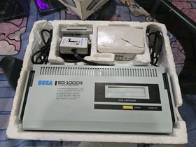 Sega SG-1000 II Home Console System 2 Controllers AC Adapter Boxed Tested