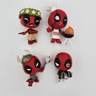 Funko Mystery Mini Deadpool Bobbleheads Lot Of 4