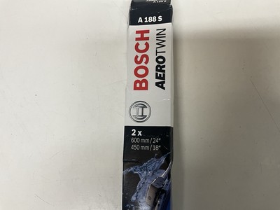 2x Wiper Blades (Pair) Flat Aero type A188S 3397007188 Bosch Aerotwin 600/450mm