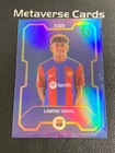 2023-24 Eleven Card Lamine Yamal RC Rookie Purple Refractor 194/199 Barcelona