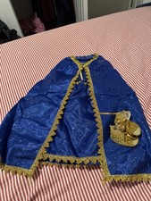 Baby Jesus Outfit, Traje de Ni o Dios. Blue/azul, Size 40cm Handmade Ecuadorian