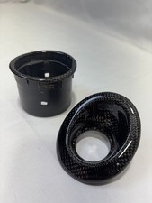 Porsche 997 Carbon Fiber Headlight Ignition Trim Set 99755242502 99755242701