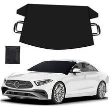 Windshield Cover for Ice and Snow  Heavy Duty 600D Oxford Fabric  Medium
