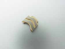 EBEL Wave Armband Glieder Ersatzglied Bracelet Links Stahl Gold Steel Gold 10 mm