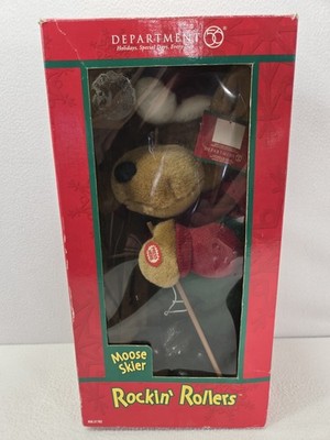 Dept 56 Rockin Rollers Moose Skier New Open Box 