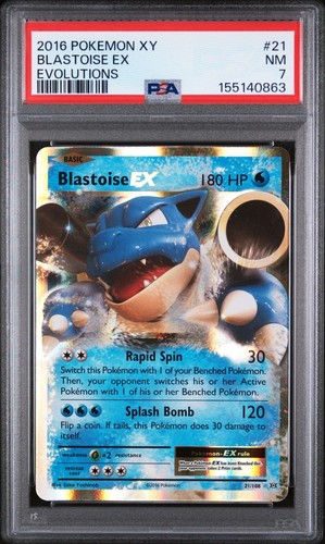 Blastoise-EX graded PSA 7 for sale on eBay