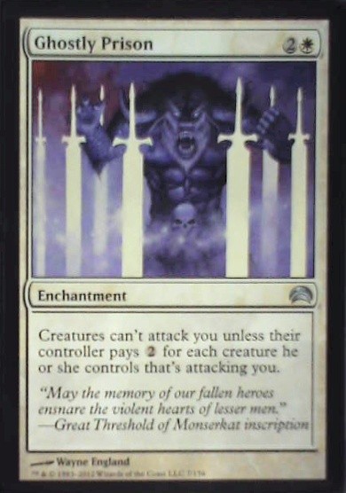 Ghostly Prison - Planechase 2012: #7, Magic: The Gathering Lp C285