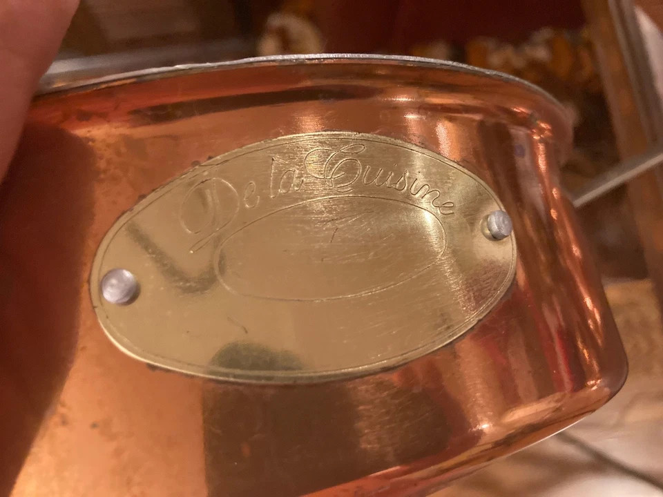 ⚜️Vintage De La Cuisine Copper & Brass Chafing Dish  - Image 2 of 4