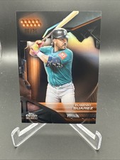 Eugenio Suarez 2026 Topps Chrome Black Orange Refractor /25 Mariners