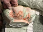 Victoria Austria Vtg Schmidt & Co., Vict. Porcelain Co. Poppy Gold Trim Bowl — photo 3
