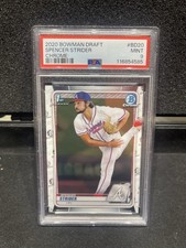 2020 Bowman Draft - Chrome Spencer Strider #BD-20 (RC) PSA 9 1st Bowman Braves
