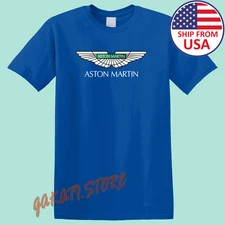 Aston Martin Racing Sports Car Men's Royal Blue Size S-5XL