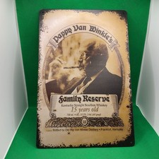 Pappy Van Winkle Bourbon Whiskey-metal Bar Sign