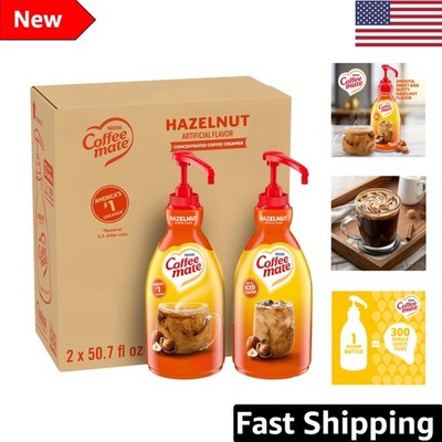 Lactose-Free Hazelnut Coffee Creamer - 50.7 fl oz Pump Bottle, Kosher Certified