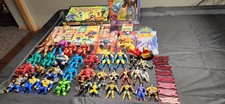ToyBiz 1990s Vintage X-Men Action Figures Sabertooth, Juggernaut, Wolverine
