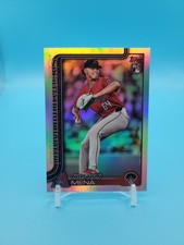 CRISTIAN MENA - 2025 Topps Series 1 Rainbow Foil Rookie #120 - Diamondbacks - RC