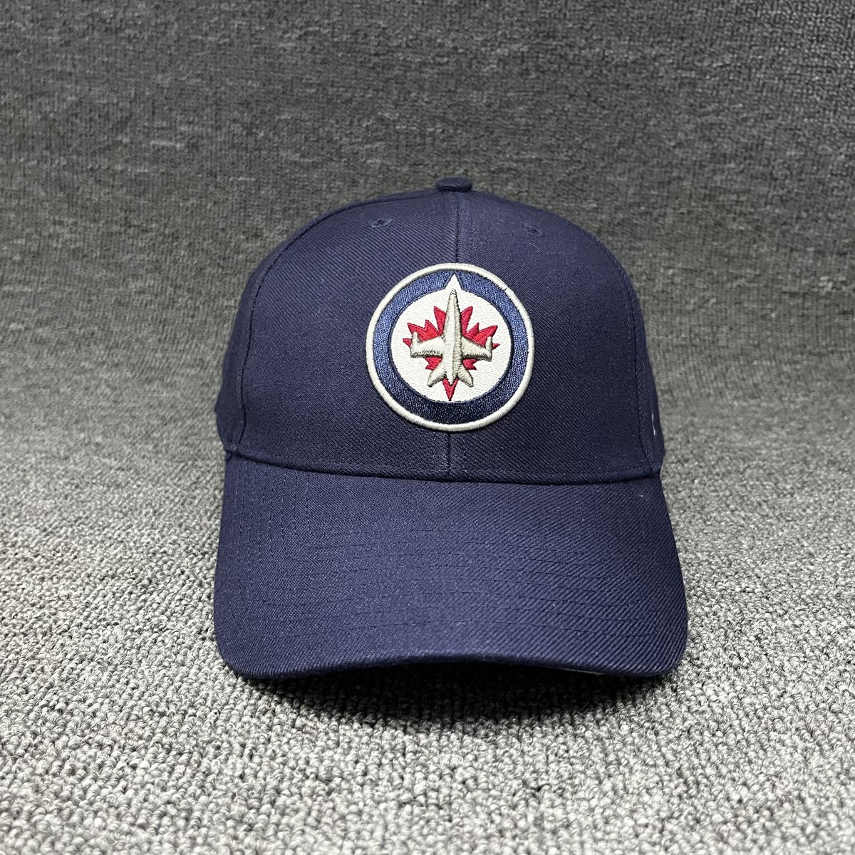 New '47 Winnipeg Jets Clean Up Adjustable Hat Navy NHL Baseball Cap