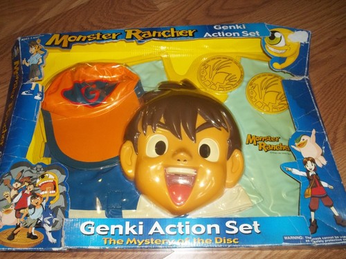 Monster rancher Genki Action Set Costume Rare w/Mask Sealed | eBay
