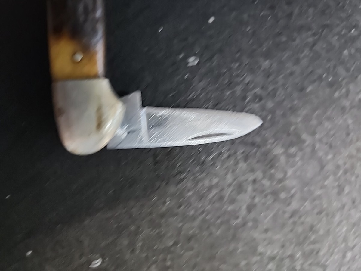 Parker Cutlery Company Surgical Steel Japan Real Stag Handle Parker Cutlery Company Surgical Steel Japan Real Stag Handle