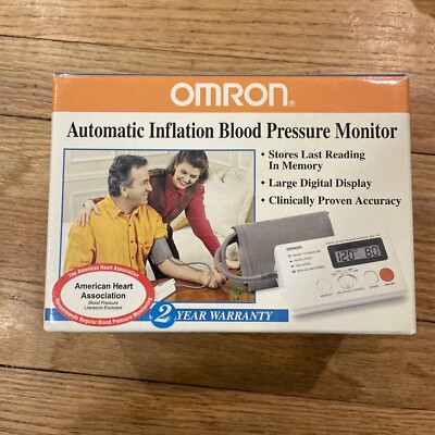 OMRON Model HEM-712C Digital Automatic Medical Health Blood Pressure Monitor 