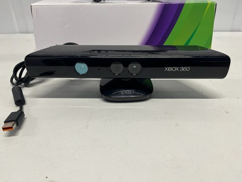 Microsoft 1414 Xbox 360 Kinect Sensor Bar Black Untested With Box and Adapter - Picture 7 of 16