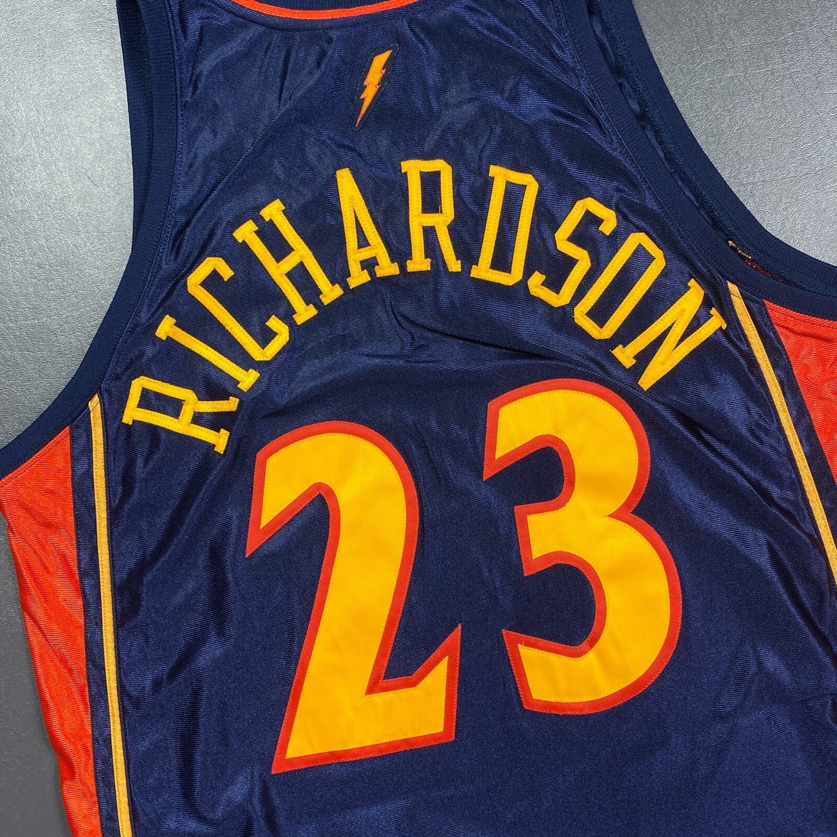 100% Authentic Jason Richardson Reebok 2002 Warriors Jersey Size