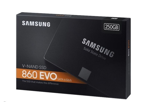 Samsung 860 EVO 250GB V-NAND SSD SATA III 6Gb/s 2.5" Solid State Drive NEW