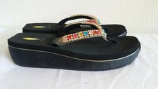 New Volatile shinebrigt black sandals. Sz10. RT49.