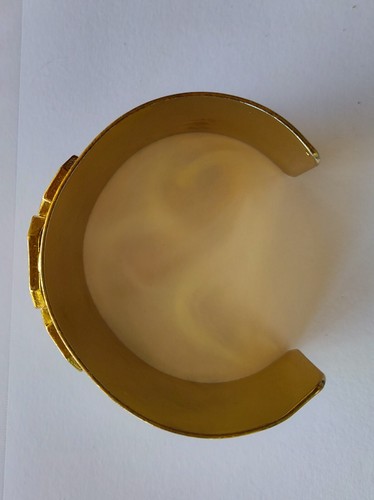 Brazalete Pila Lote 3 Reloj Avanzado Tono Dorado Brazalete Serpiente Metal Elastizado Corazón Dije - Imagen 12 de 15