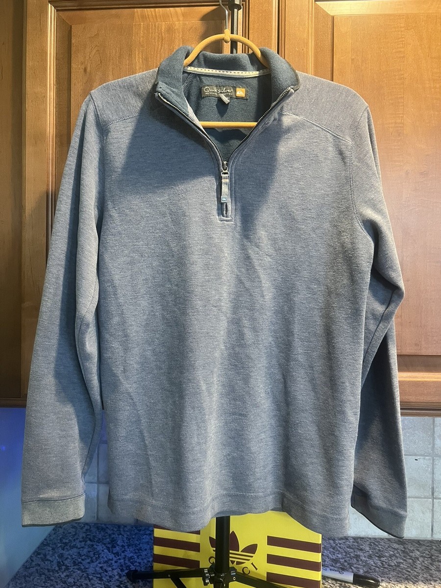 Quicksilver Waterman Jacket - Mens: Small - Blue 1/4 Zip Long