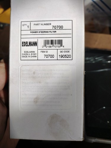 Edelman 70700 Power Steering Filter - Picture 2 of 2