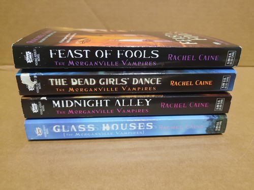 The Morganville Vampires Lot 1-4 Rachel Caine PB Glass Houses Midnight Alley - Picture 3 of 9