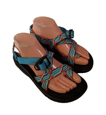 Chaco Z2 Classic Blue Aztec Adjustable Hiking Sandal, size 11 Chaco Z/2 Blue Sandals for Women for sale | eBay main image 4