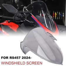 Motorcycle Windshield Windscreens Front Glass Kit For Aprilia RS 457 2024-