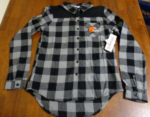 cleveland browns button down shirt