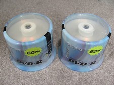 Lot of 2 Playo DVD-R 60 PACK 4.7GB, 120min, 1-16x Brand New