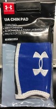 Under Armour Chin Pads Unisex One Size Royal/White New