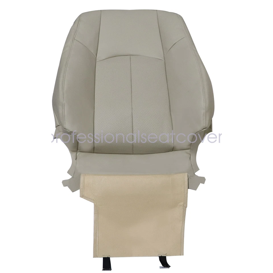 For 2008-2013 Infiniti G37 Front Bottom / Top Perforated LEATHER Seat Cover Tan - Image 3 of 4