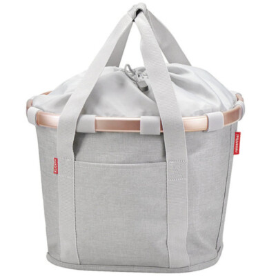 Rixen & Kaul Klickfix Reisenthel Bikebasket Fahrrad Korb twist sky rose
