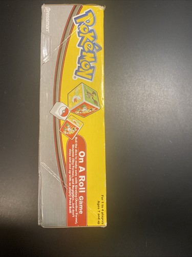 POKEMAN On-A-Roll Game 2009 OPEN BOX- New Has Not Been Used Missing Dice Cup - Picture 4 of 9