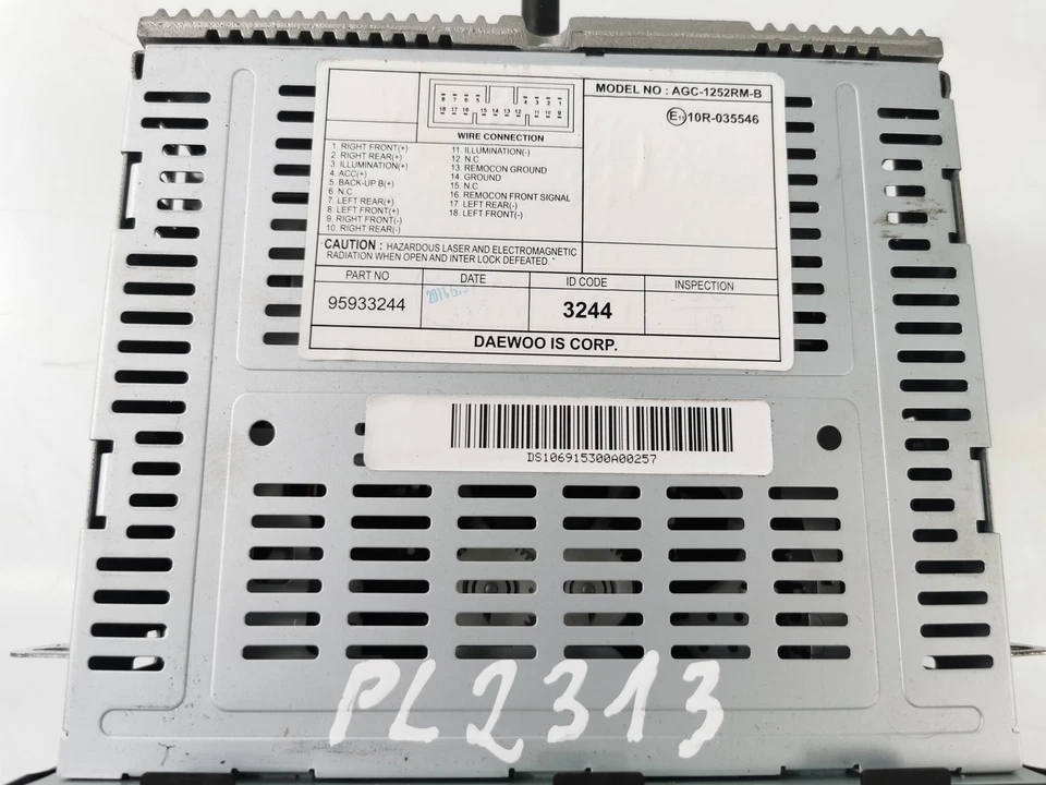 PL2313 CHEVROLET CD RADIO CONTROL 95933244 - Image 3 of 4