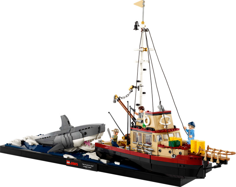 LEGO Ideas Jaws 21350 – Brand New Sealed – Retiring July – 1497pcs Orca Boat