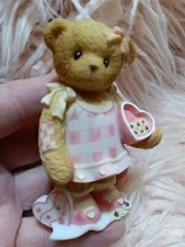 Cherished Teddies Nothing Is Sweeter Than You Bear Holding Chocolates Signed 