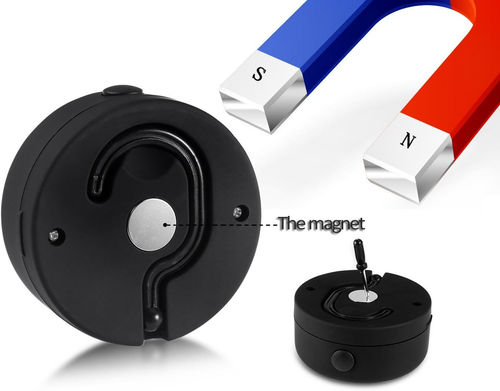 3-Pack Round LED Magnetic Work Torch - 24 LEDs with Hook & Magnet, Black - Picture 6 of 8