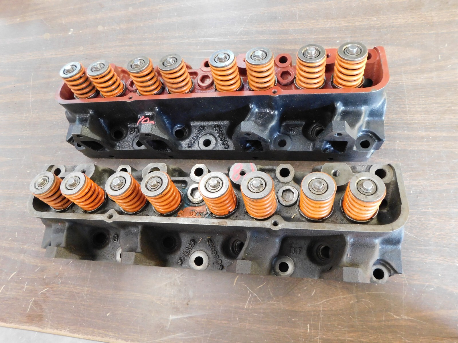 Ford FE Cylinder Heads C3ae6090c 406 3x2 Tri Power. for sale online eBay