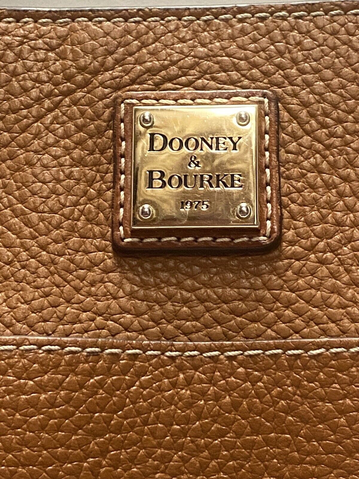 Dooney and Bourke Pebbled Leather Tote Shoulder B… - image 3