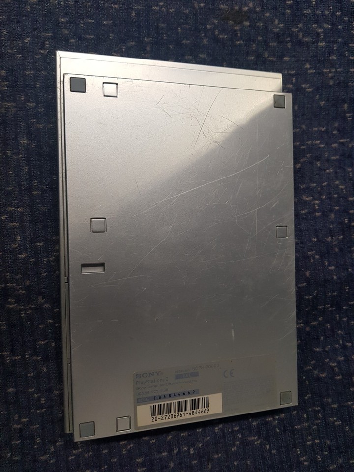 Sony PlayStation 2 Slim Silver Console Only SCPH70003 NO RESERVE
