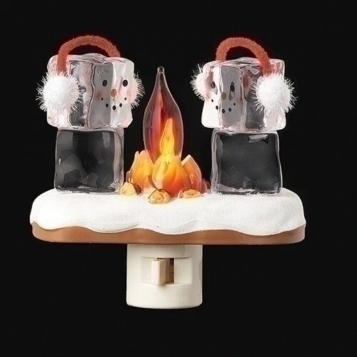 ROMAN, Inc. Ice Cube Campfire Night Light