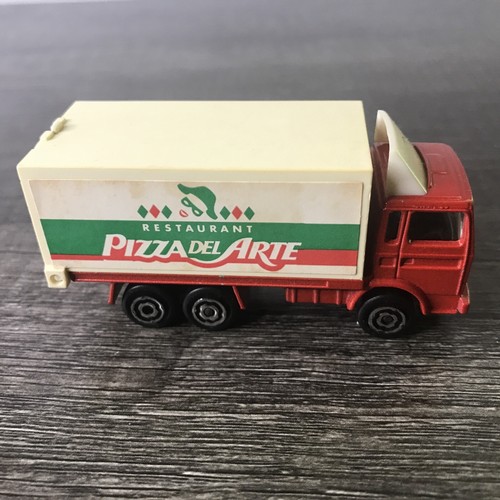 Vintage 1980 Majorette Container Pizza-Del-Arte Delivery Truck No.265 1/100 - Bild 2 von 12