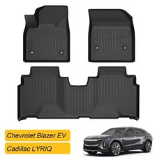 For Cadillac Lyriq Floor Mats Liners All Weather - 2023-2025 Oem Quality Rubber